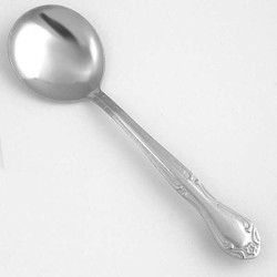 Walco Bouillon Spoon,5 1/4 in L,Silver,PK24 WL1112