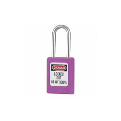 Master Lock Lockout Padlock,KD,Purple,1-7/8"H  S31PRP