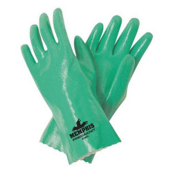 Mcr Safety Chemical Gloves,XL,12 in. L,Green,PK12 9782XL