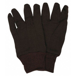 Mcr Safety Prem Brown Fleece Knit Wrist Clute,PK12 7100C