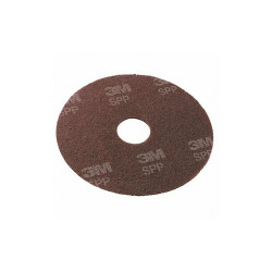 Scotch-Brite Surface Prep Pad,17 in Dia,Maroon,PK10 SPP17