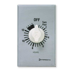 Intermatic Spring-Wound Timer, Silver, 277V AC FF312HH