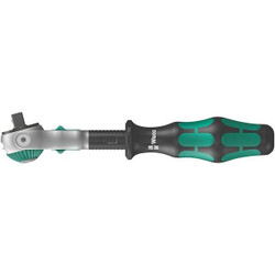 Wera Hand Ratchet,1/4" Dr.,Flexible,6" L 05003500001