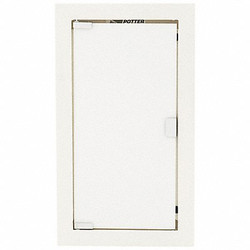 Buena Fire Extinguisher Cabinet,White,Steel  7122-A-18-VB