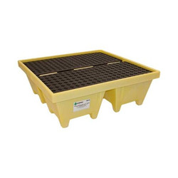 Enpac Drum Spill Containment Pallet,83gal,Yllw 5001-YE