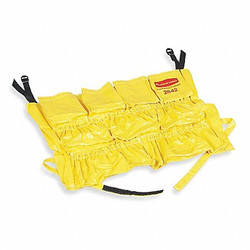 Rubbermaid Commercial Receptacle Caddy Bag,20 in L,Yellow FG264200YEL