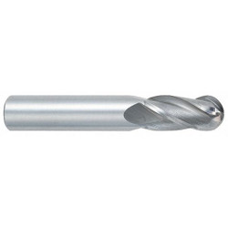 Osg Ball End Mill, 0.25 in, Carbide 404-2500-BN