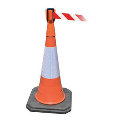 Tensabarrier Tensacone Topper(R),Height 9 In, Orange TC114-30-MAX-NO-D3X-C