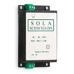 Solahd DC to DC Converter,24VDC,1.3A SCD30S24DN