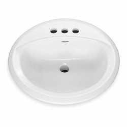 American Standard AS,Sink,DShape,15inx12-1/8inx5-3/4in  0491019.020
