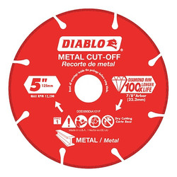 Diablo Diamond Saw Blade,Blade Dia. 5 in. DDD050DIA101F