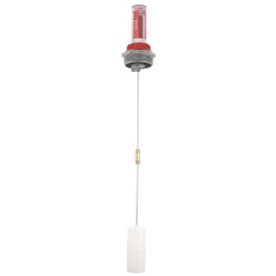 At-A-Glance Leak Gauge,Polypropylene,D 48in K-2-48