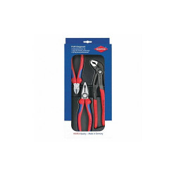 Knipex Plier Set,Dipped,3 Pcs 00 20 09 V01