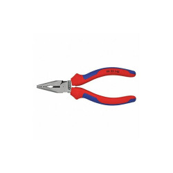 Knipex Needle Nose Plier,6" L,Serrated 08 22 145 SBA