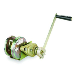 Thern Hand Winch,Spur Gear,w/Brake,2000 lb. M4312PB