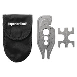 Superior Tool Pex Crimp Tool,Manual,3/8,1/2,and 3/4In 7100