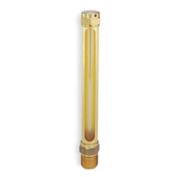 Ldi Industries Vented Oil Gauges,4.48 in H,Brass,NPTF G305-2