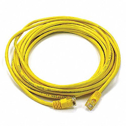 Monoprice Patch Cord,Cat 6,Booted,Yellow,20 ft. 5016