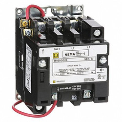 Square D NEMAMagContactor, NonReversing, 120VAC 8502SCO2V02S