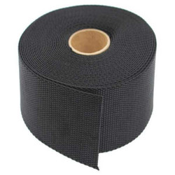 Bulk-Strap Webbing,Nylon,2" W,Black N02027BK