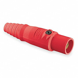 Hubbell Connector,Red,300 A,Male HBL300MR