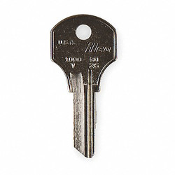 Kaba Ilco Key Blank,Brass,CCL,Pins 6,PK10 1000V-CO26