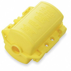 Hubbell Wiring Device-Kellems Plug Lockout,Yellow,5/16 In. Dia. HLDMP