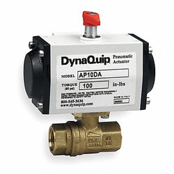 Dynaquip Controls Ball Valve,2 In FNPT,Double Acting PHH28ATDA063A