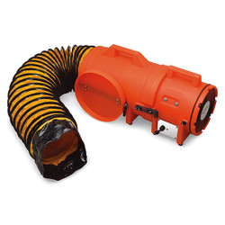 Allegro Industries Confined Space Fan,Orange,13 1/2" W  9536-25