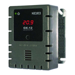 Macurco Fixed Gas Detector,O2,0 to 25% vol.  OX-12