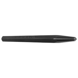 Mayhew Pro Center Punch,4-1/2in L,Steel,Black Oxide 24001