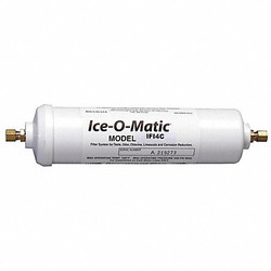 Ice-O-Matic Inline Water Filter,0.5 gpm,4" H,100 psi  IFI4C