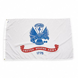 Nylglo Army Flag,3x5 Ft 439035