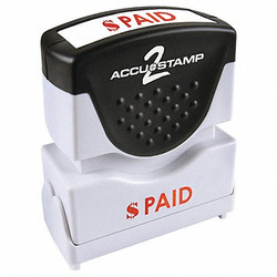 Accu-Stamp2 Message Stamp,Paid 038843