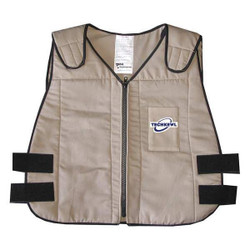 Techniche Cooling Vest,Khaki,5 to 10 hr.,2XL  6626-KHA2XL