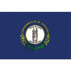 Nylglo Kentucky State Flag,3x5 Ft 141960