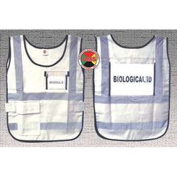 Disaster Management Systems Safety Vest,White,Legend Insert,Univsl DMS-05832