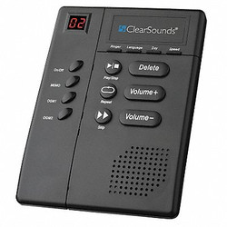 Clearsounds Answering Machine, Accessory, Black ANS3000