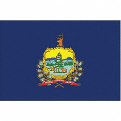 Nylglo Vermont State Flag,3x5 Ft 145460