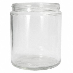 Qorpak Jar,120 mL,68 mm H,Clear,PK24 GLA-00857