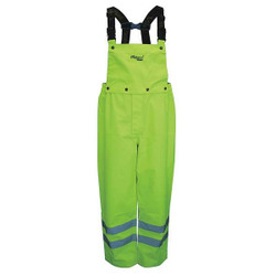 Viking Rain Bib Overall,Class E,Ylw/Grn,3XL D6329PG-XXXL