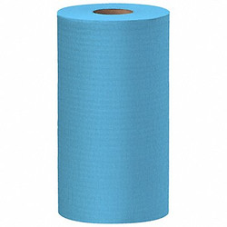 Kimberly-Clark Professional Dry Wipe Roll,9-3/4" x 13-1/2",Blue,PK12 35411