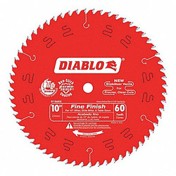 Diablo Circular Saw Blade,10 in Blade,60 Teeth D1060X