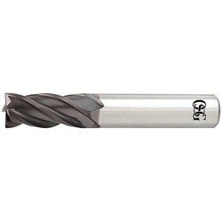 Osg Square End Mill, 6 mm, Carbide HP441-2362