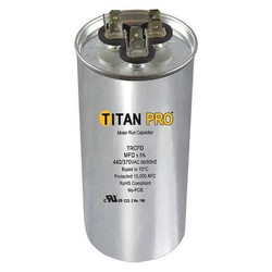 Titan Pro Dual Run Capacitor,45/3 MFD,4 1/4"H TRCFD453