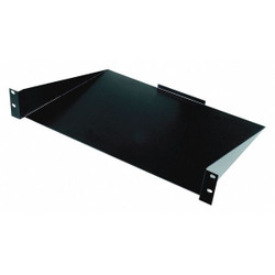 Video Mount Products Rack Shelf,For Racks,Steel,Black ERS1