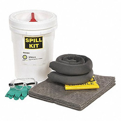 Spilltech Spill Kit,Bucket,Universal,5 gal. SPKU-5