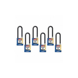 Abus Keyed Padlock,3/4" W x 3" H Shackle,PK6 20116