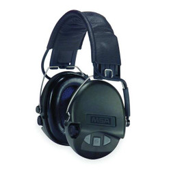 Msa Safety Electronic Ear Muff,19dB,Over-the-Head 10061285