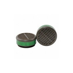 Moldex Cartridge,Green,Snap-In Gasket,PK10 8400